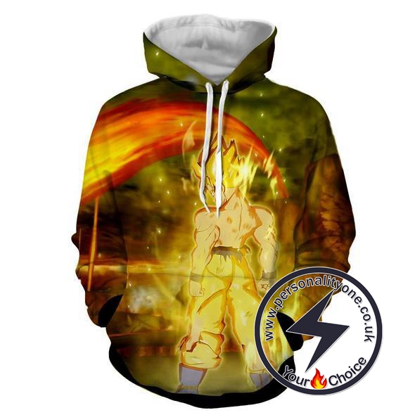 Dragon Ball Z - Goku SSJ 3D - Hoodies